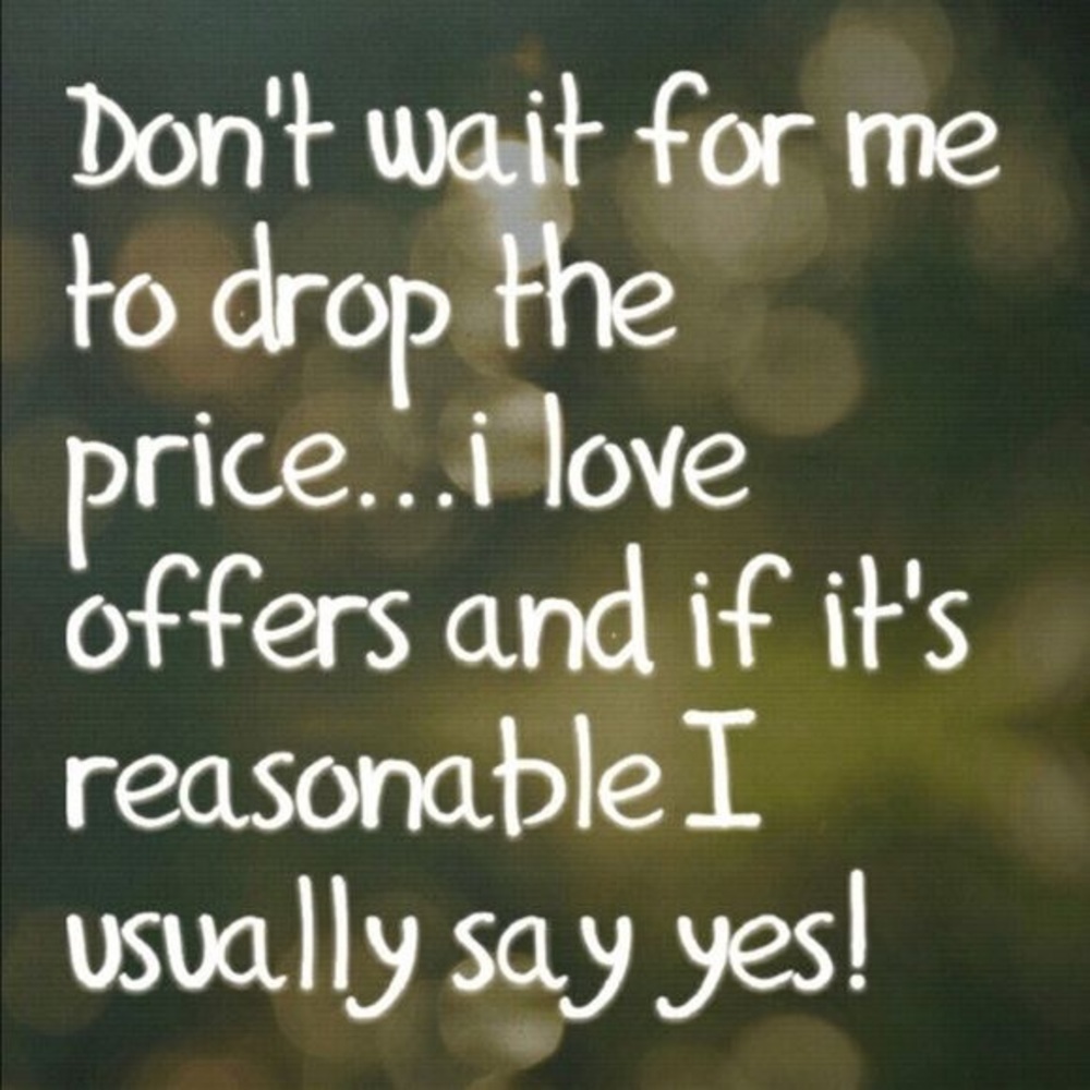 MAKE AN OFFER😁